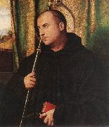 MORETTO da Brescia A Saint Monk atg Germany oil painting artist